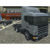 18 wheeler truck driving cargo