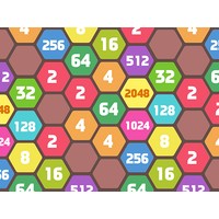 2048 Hexa Merge Block