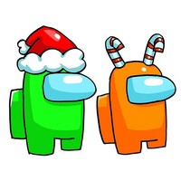 Among Us Christmas Coloring