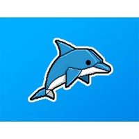 an origami dolphin