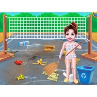 Baby Taylor Beach Cleaning Day