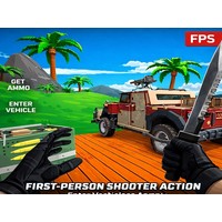 Blocky Zombie Shooting