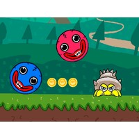 Blue and Red Ball