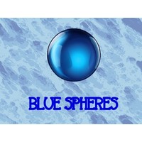 Blue spheres