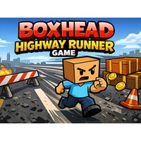 Boxhead Highway Runner Game