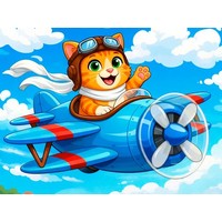 Cartoon Airplanes: Jigsaw Puzzles
