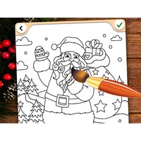 Christmas Coloring Game
