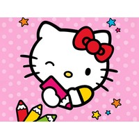 Color By Number With Hello Kitty