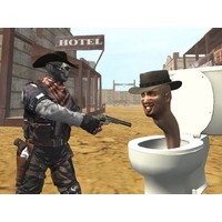 Cowboy vs Skibidi Toilets