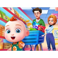 Cute Family Shopping