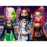 Cyberpunk City Fashion