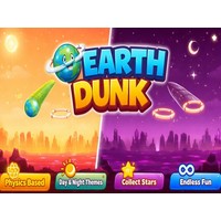 Earth Dunk Physics Arcade Game