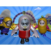 Fall Boys And Girls Running Multiplayer