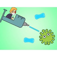Flying Injection Virus Game