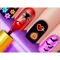 Glow Halloween Nails