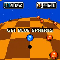 GRAB THE BLUE SPHERES!