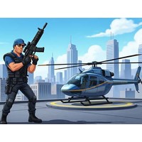 GunShip Shooting Attack Game 3D