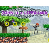John is a lifeguard