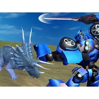 Jurassic Dinosaur Mech Battle