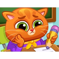Lovely Virtual Cat At School