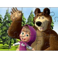 Masha Puzzle Time