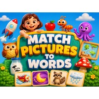 Match Picture To Words 3D
