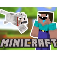 Minicraft: Steve And Wolf Adventure