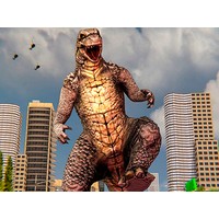 Monster Dinosaur Rampage City Attack