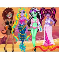 Monster School Beach Party