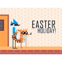 Mordecai and Rigby Easter Holiday
