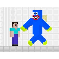 Noob vs Blue Monster