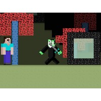 Noob vs Hacker Zombie