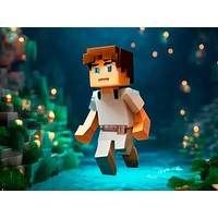 Noobik Parkour in a Cave!