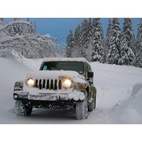 Offroad Snow Jeep Passenger Mountain Uphill Drivin