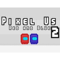 Pixel Us Red and Blue 2