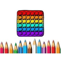 Pop It Coloring Book