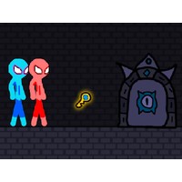 Red and Blue Stickman Rope