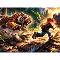 Running From A Hungry Tiger
