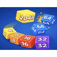 Snake 2048: Cube Merge