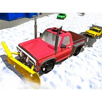 Snow Plow Jeep Simulator 3D