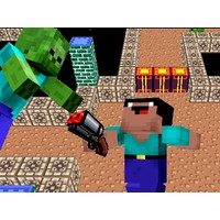 Space Adventure: Noobiks Battle vs Zombies