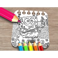 Sponge on the Run Coloring Book