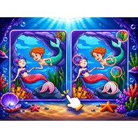 Spot The Difference Mystic Mermaids