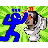 Stickman Hero Skibidi Tower Defense