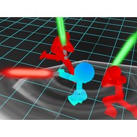 Stickman Neon Warriors: Sword Fighting