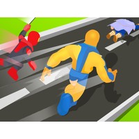 Superhero Transform Change Race