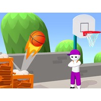 The ball bounces