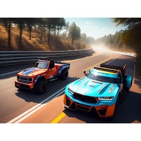 Top Down Truck Racing