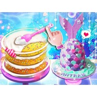Unicorn Chef Mermaid Cake