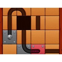 Unroll Ball Slide Puzzle